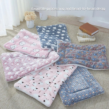 Flannel Pet Sleeping Mat — Washable Dog Bed & Sofa Cushion for Small to Large Dogs (XS to XXL)