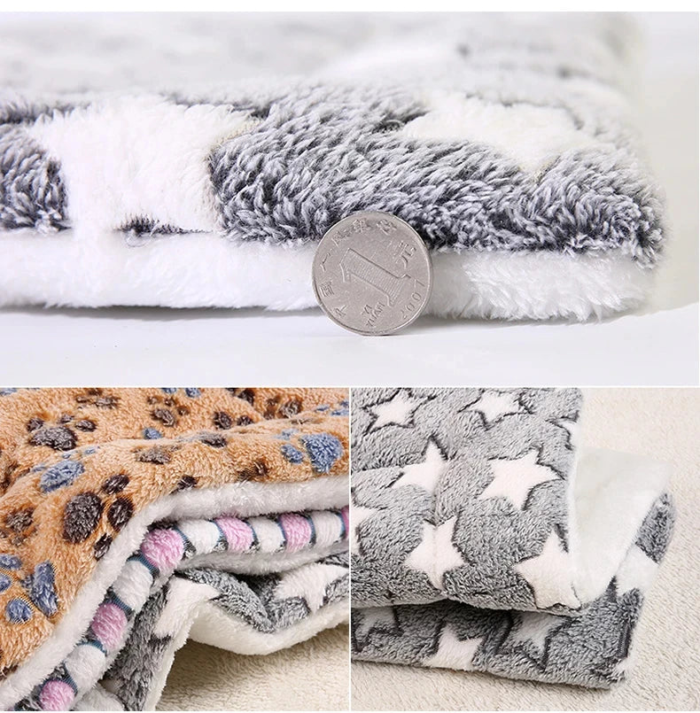 Flannel Pet Sleeping Mat — Washable Dog Bed & Sofa Cushion for Small to Large Dogs (XS to XXL)