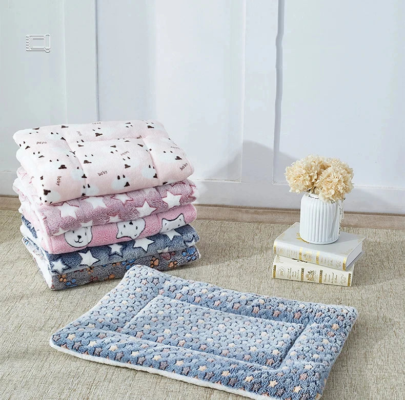 Flannel Pet Sleeping Mat — Washable Dog Bed & Sofa Cushion for Small to Large Dogs (XS to XXL)
