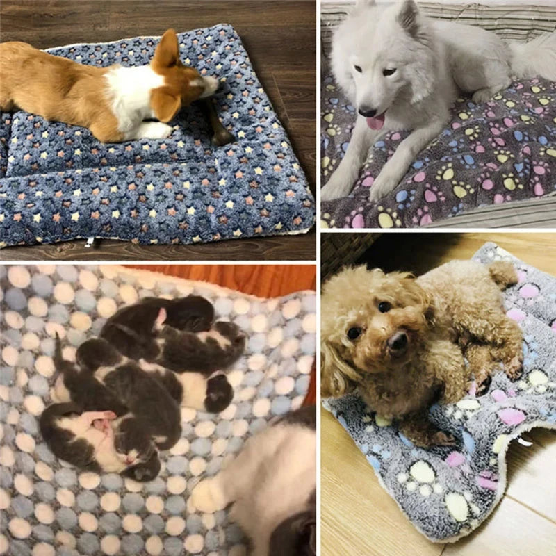 Flannel Pet Sleeping Mat — Washable Dog Bed & Sofa Cushion for Small to Large Dogs (XS to XXL)