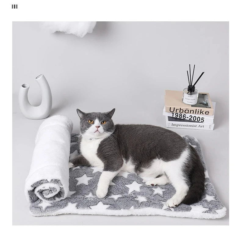 Flannel Pet Sleeping Mat — Washable Dog Bed & Sofa Cushion for Small to Large Dogs (XS to XXL)