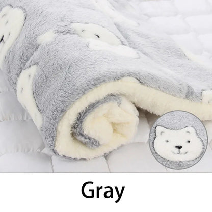 Flannel Pet Sleeping Mat — Washable Dog Bed & Sofa Cushion for Small to Large Dogs (XS to XXL)