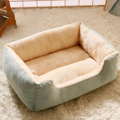 Premium Pet Cushion Bed — Soft Washable Cat & Dog Basket Bed in 5 Colours (S to XXL)