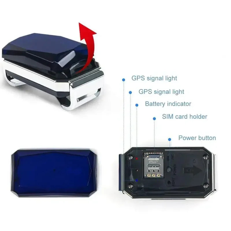 GPS Dog Tracker — IP67 Waterproof Pet Collar with WiFi Real-Time Location & Anti-Lost Alerts