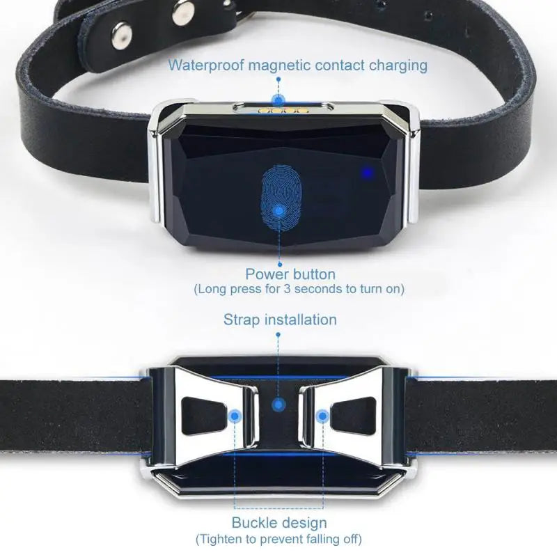 GPS Dog Tracker — IP67 Waterproof Pet Collar with WiFi Real-Time Location & Anti-Lost Alerts